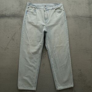 American Eagle Baggy Jeans Women's 18R Highest-Rise Straight Denim 31" Inseam